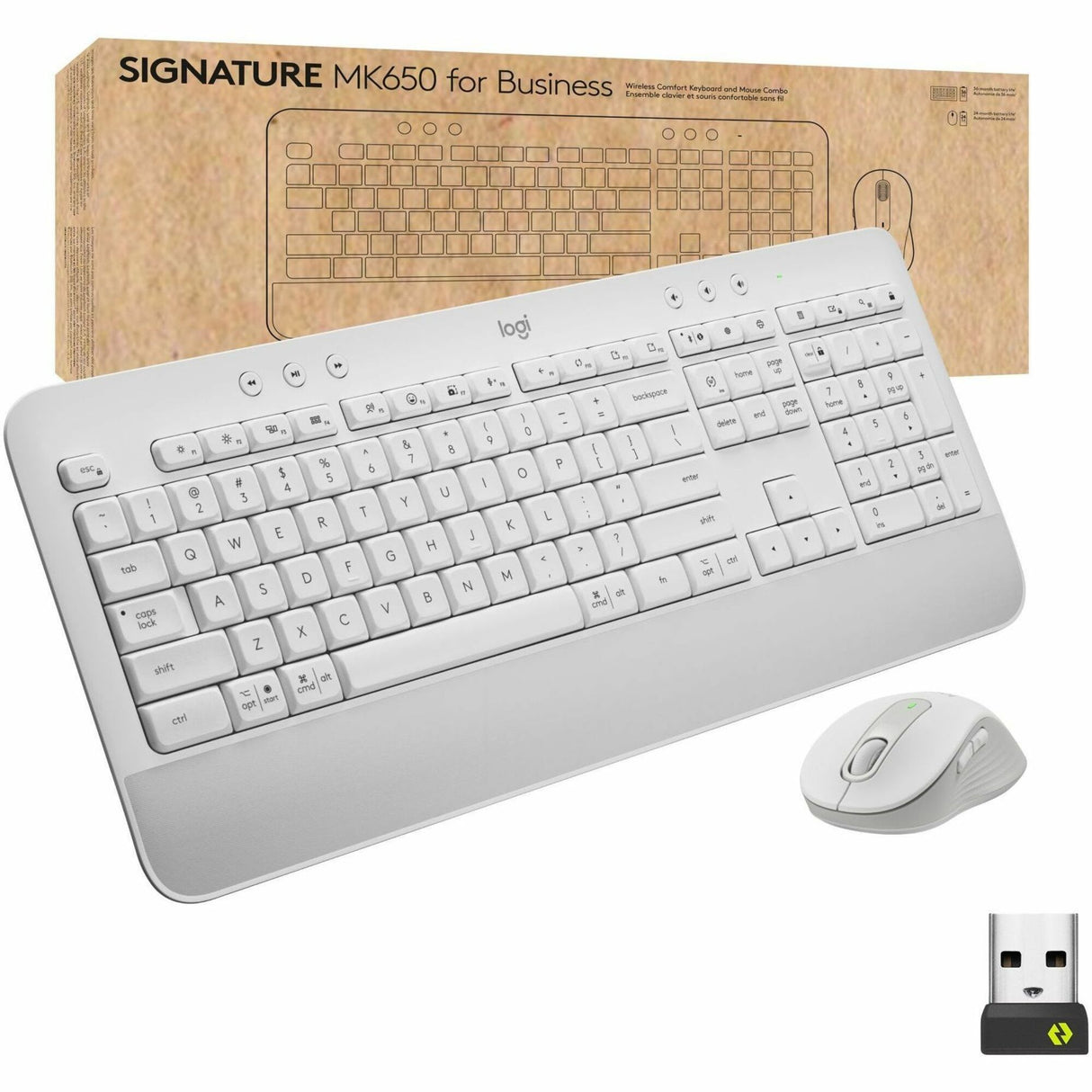 Logitech Signature MK650 Combo for Business Wireless Mouse and Keyboard Combo — 920-011018