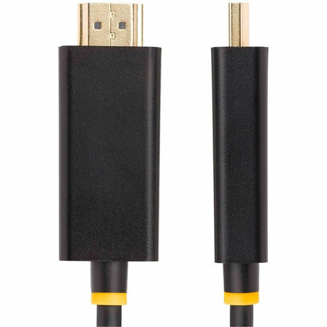 StarTech.com 6.6ft (2m) DisplayPort to HDMI Adapter Cable, 4K 60Hz with HDR, DP to HDMI 2.0b Cable, Active Video Converter — 6F-DP-HDMI-4K60-HDR