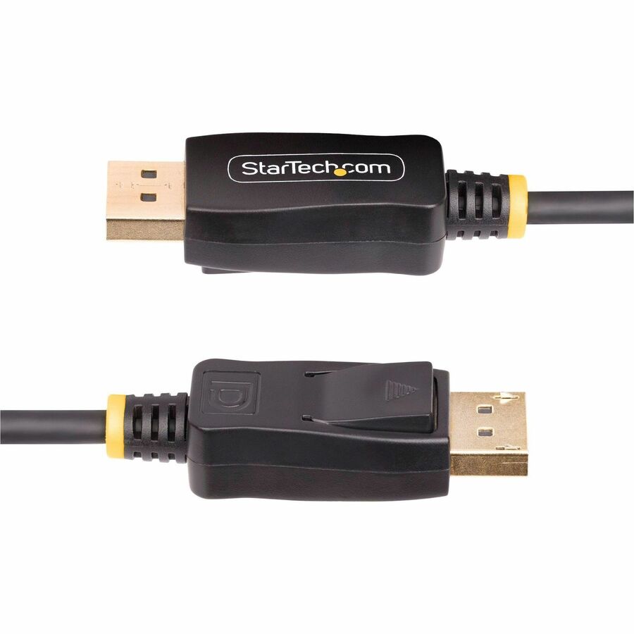 StarTech.com 6.6ft (2m) DisplayPort to HDMI Adapter Cable, 4K 60Hz with HDR, DP to HDMI 2.0b Cable, Active Video Converter — 6F-DP-HDMI-4K60-HDR