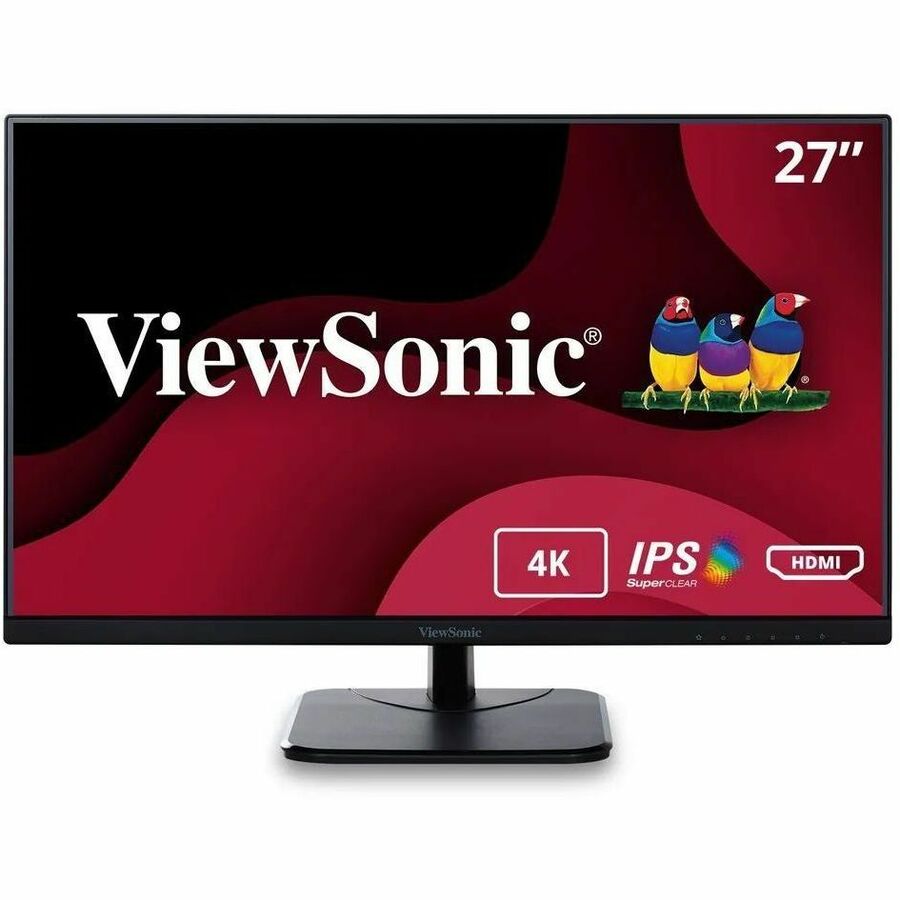 ViewSonic VA2756-4K-MHD - 27" 4K UHD IPS Monitor with 60Hz, HDMI, DisplayPort, Eye Care - 400 cd/m² — VA2756-4K-MHD