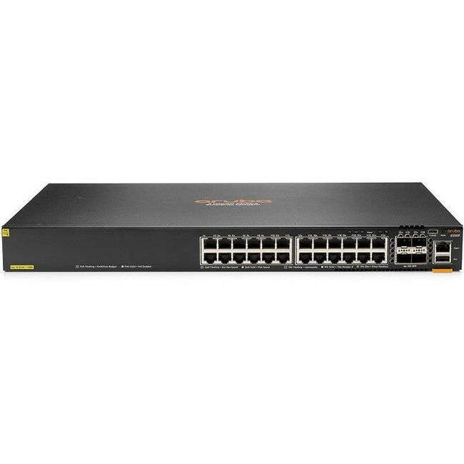HPE CX 6200F 24G Class 4 PoE 4SFP+ 370W Switch — JL725B#ABA