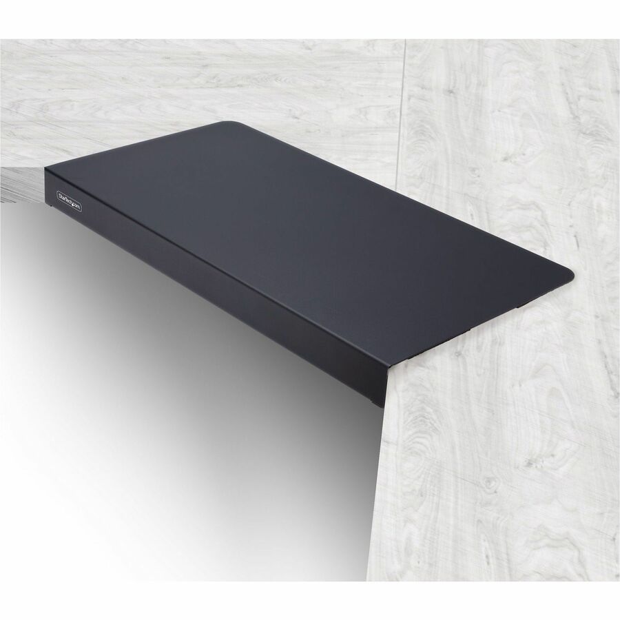 StarTech.com Steel Desk Corner Sleeve, For L-Shaped/Corner Desk, Up to 1.5in (38.1mm) Thick, Increase Space for Keyboard/Mouse, Desk Tray — DSKCRNRSLV