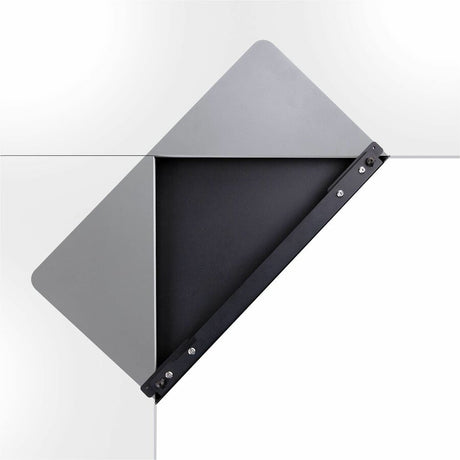 StarTech.com Steel Desk Corner Sleeve, For L-Shaped/Corner Desk, Up to 1.5in (38.1mm) Thick, Increase Space for Keyboard/Mouse, Desk Tray — DSKCRNRSLV