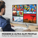 ViewSonic VX2776-4K-MHDU 27 Inch 4K UHD IPS Monitor, 65W USB C, HDR10 Content Support, Thin Bezels, HDMI and DisplayPort — VX2776-4K-MHDU