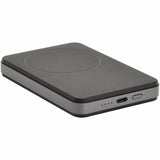 Eaton Tripp Lite Series Portable Wireless Magnetic Charging Power Bank for iPhone 16/15/14/13/12, USB-C Output, 18W, 4000mAh, Lithium-Ion, Black — UPB-04K0-1CM