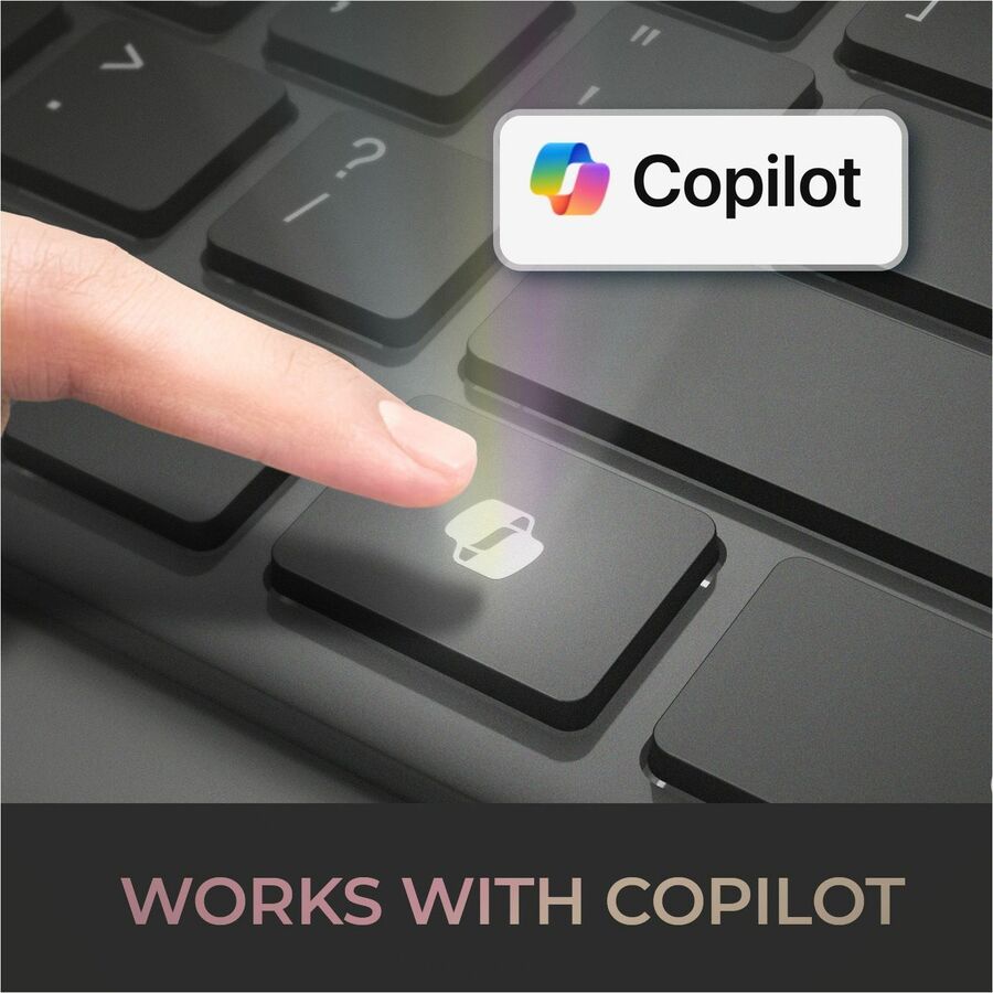 Adesso EasyTouch 7000 Multi OS Bluetooth Scissor Switch Keyboard with CoPilot AI Hotkey — WKB-7000BB