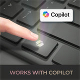 Adesso EasyTouch 7000 Multi OS Bluetooth Scissor Switch Keyboard with CoPilot AI Hotkey — WKB-7000BB