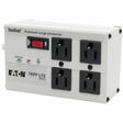 Eaton Tripp Lite Series Isobar 4-Outlet Surge Protector, 6 ft. Cord with Right-Angle Plug, 3330 Joules, Metal Housing — IBAR4