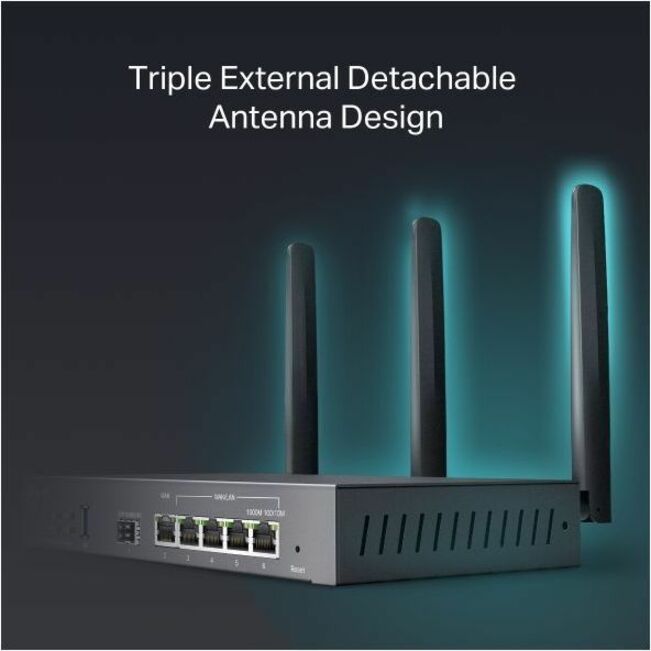 TP-Link ER706W Wi-Fi 6 IEEE 802.11 a/b/g/n/ac/ax Ethernet Wireless Router — ER706W