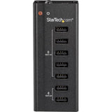 StarTech.com 7 Port USB Charging Station with 5x 1A Ports and 2x 2A Ports - USB Charging Strip for Multiple Devices - Smart Charging Capabilities - Wall-Mount Bracket — ST7C51224