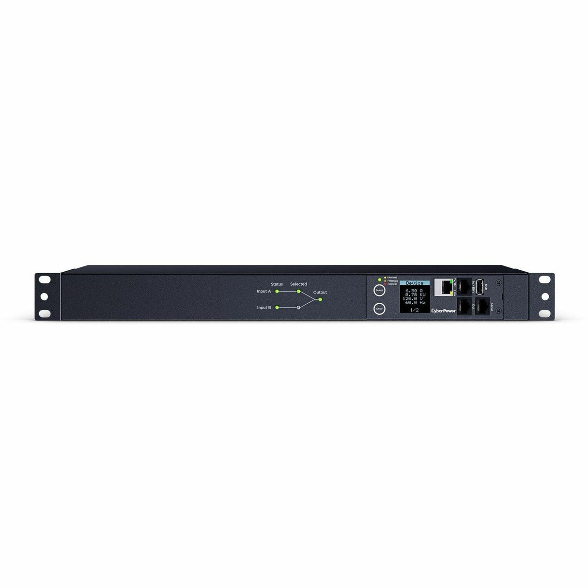 CyberPower PDU44002 Single Phase 100 - 120 VAC 20A Switched ATS PDU — PDU44002