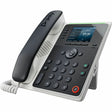 Poly Edge E220 IP Phone - Corded - Corded/Cordless - Bluetooth - 3 Multiple Conferencing - Desktop, Wall Mountable - White, Midnight Blue — 82M87AA