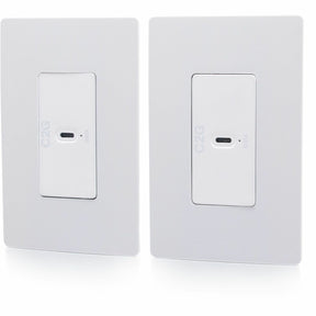 C2G Superbooster USB Camera Extender Over Cat Single Gang Wall Plate to Single Gang Wall Plate Kit — C2G54275