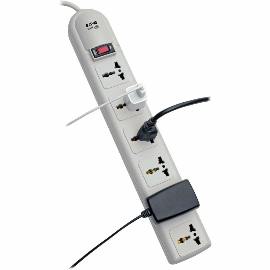 Eaton Tripp Lite Series Protect It! 230V 6-Universal Outlet Surge Protector, 1.8M Cord, German/French Plug, 750 Joules — SUPER6OMNID