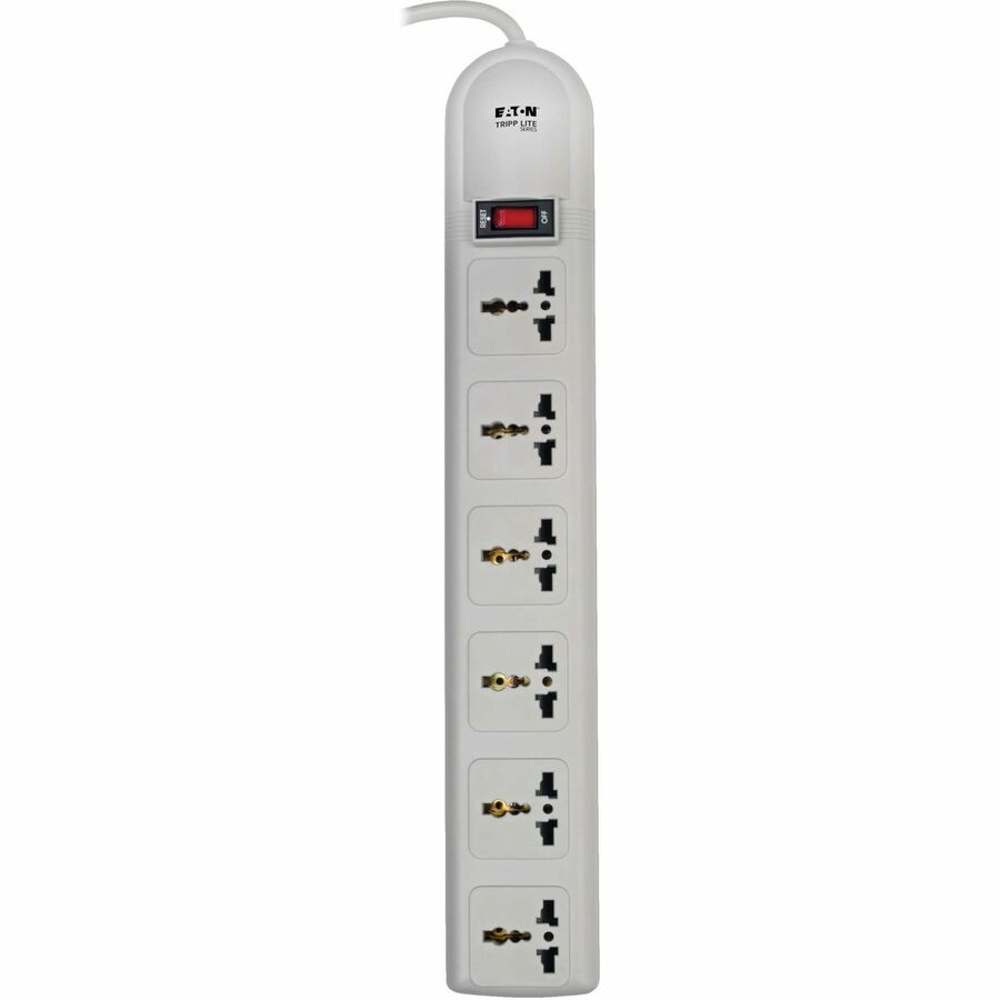 Eaton Tripp Lite Series Protect It! 230V 6-Universal Outlet Surge Protector, 1.8M Cord, German/French Plug, 750 Joules — SUPER6OMNID