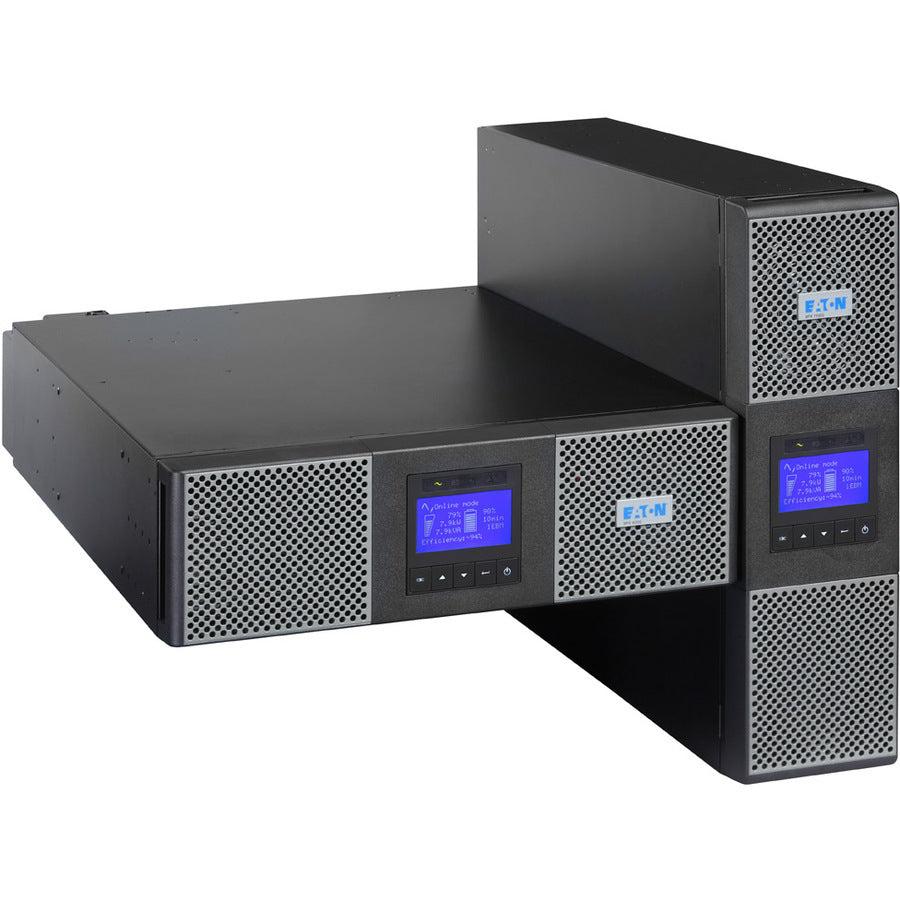Eaton 9PX 5000VA 4500W 208V Online Double-Conversion UPS - L6-30P, 6x 5-20R, 1 L6-30R, 1 L14-30R Outlets, Cybersecure Network Card, Extended Run, 6U Rack/Tower — 9PX5KP1