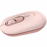 Logitech POP Mouse, Compact and Portable Wireless Bluetooth Mouse With Programmable Buttons and Quiet Clicks, Easy-Switch Between up to 3 Devices, Rose — 910-007409