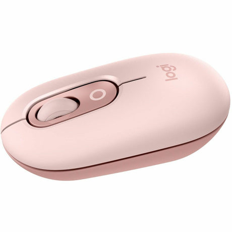 Logitech POP Mouse, Compact and Portable Wireless Bluetooth Mouse With Programmable Buttons and Quiet Clicks, Easy-Switch Between up to 3 Devices, Rose — 910-007409