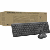 Logitech Signature Slim MK955 Combo for Business, Copilot Edition, Wireless Keyboard and Mouse, Graphite — 920-013271