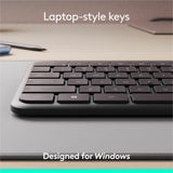 Logitech Signature Slim MK955 Combo for Business, Copilot Edition, Wireless Keyboard and Mouse, Graphite — 920-013271