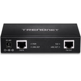 TRENDnet Gigabit PoE+ Repeater/Amplifier; Single Port PoE; Power Over Ethernet; 802.3af; 802.3at; 10/100/1000 Mbps; TPE-E110