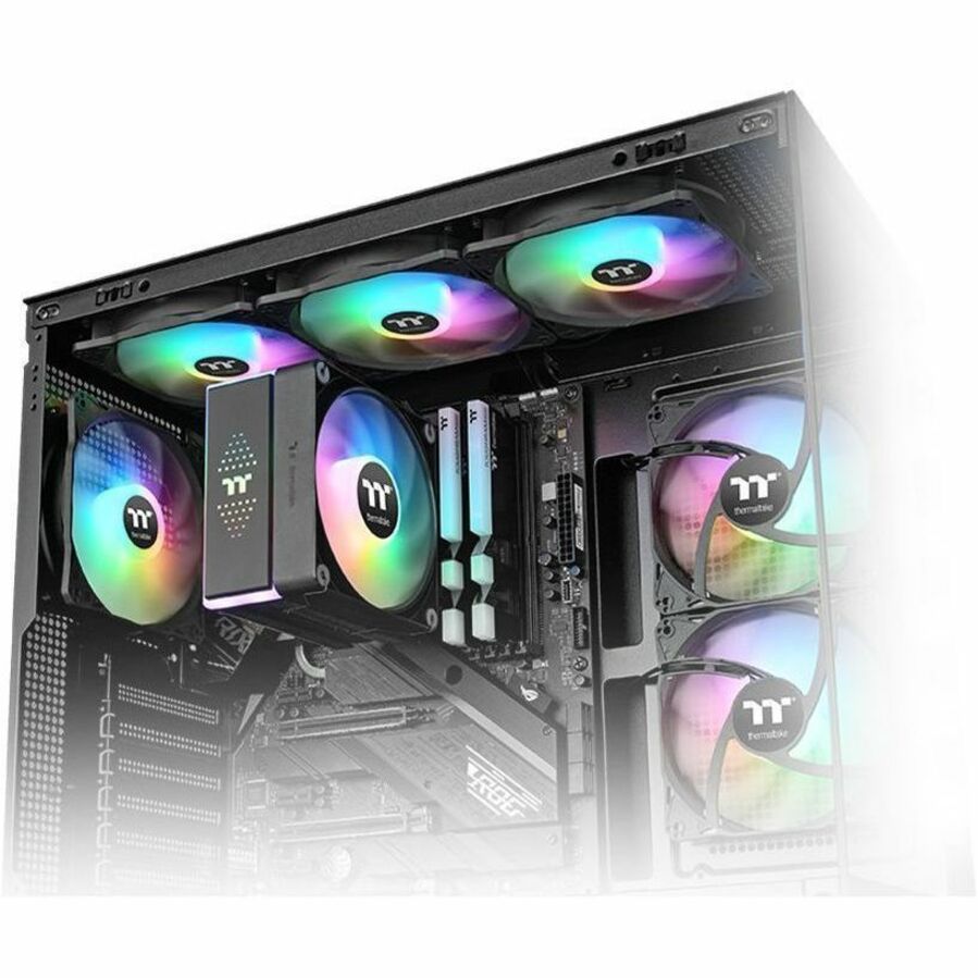 Thermaltake LE120 ARGB Sync PC Cooling Fan (3-Fan Pack) — CL-F204-PL12SW-A