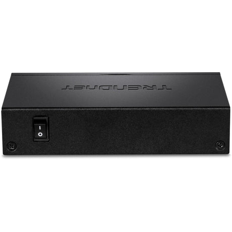 TRENDnet 5-Port Gigabit Long Range PoE+ Switch, 4 x Gigabit PoE+ Ports, 1 x Gigabit Port, 32W PoE Budget, 10Gbps Switching Capacity, Extends PoE+ 200m (656 ft), Lifetime Protection, Black, TPE-LG50