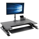 Eaton Tripp Lite Series WorkWise Height-Adjustable Sit-Stand Desktop Workstation — WWSSD3622