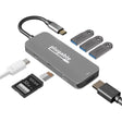 Plugable USB C Hub Multiport Adapter, 7-in-1 Hub Compatible with MacBook Pro, Windows, Chromebook, Dell XPS, Thunderbolt 3 and More — USBC-7IN1