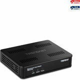 TRENDnet Ethernet Over Coax MoCA 2.5 Adapter, TMO-312C, Backward Compatible with MoCA 2.0/1.1/1.0, RJ-45 Gigabit LAN Port, Supports Net Throughput up to 1Gbps, Support up to 16 Nodes, Black — TMO-312C