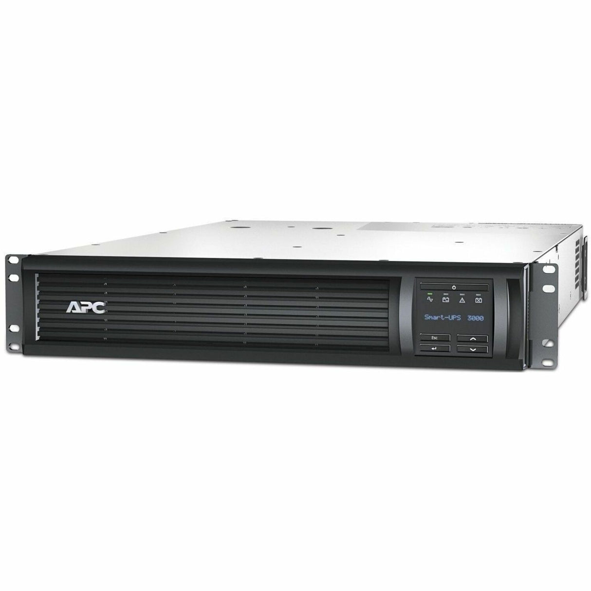 APC Smart-UPS, Line Interactive, 3kVA, Rackmount 2U, 120V, 6 NEMA 5-15R+2 NEMA 5-20R outlets, SmartConnect Port+SmartSlot, AVR, LCD [TAA] — SMT3000RM2UCUS