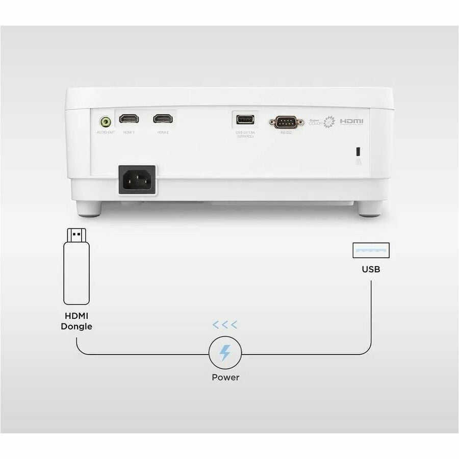 ViewSonic PX700HDH DLP 1080p Projector with 3700 Lumens, SuperColor, 1.1x Optical Zoom, 22000:1 Contrast Ratio, Dual HDMI, and Vertical Keystone for Home Theater — PX700HDH