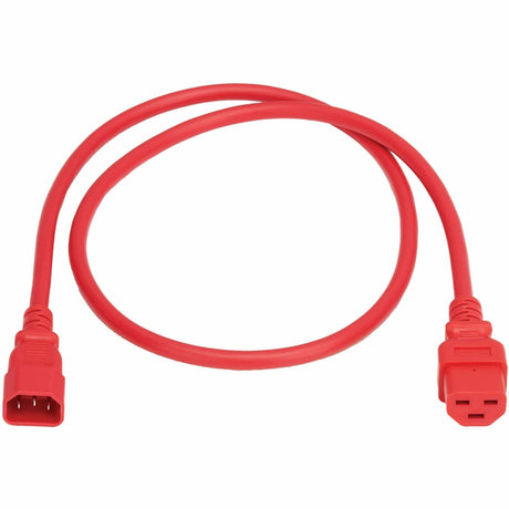 Eaton Tripp Lite Series Power Cord, C14 to C21 - Heavy-Duty, 15A, 250V, 14 AWG, 2 ft. (0.6 m), Red — P037-002-ARD