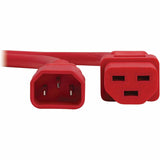 Eaton Tripp Lite Series Power Cord, C14 to C21 - Heavy-Duty, 15A, 250V, 14 AWG, 2 ft. (0.6 m), Red — P037-002-ARD
