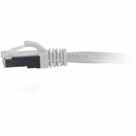 C2G 7ft (2.1m) Cat6a Snagless Shielded (STP) Ethernet Network Patch Cable - White — C2G07386
