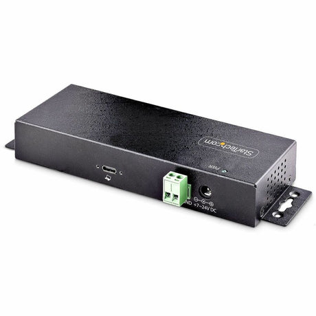 StarTech.com 7-Port Industrial USB 10Gbps Hub with Power Adapter, Mountable, 5x USB-A and 2x USB-C Downstream Ports, ESD Protection, TAA — HB31C5A2CME