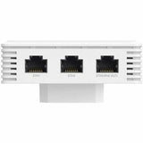 TP-Link Omada EAP725-WALL Dual Band Wi-Fi 7 IEEE 802.11 a/b/g/n/ac/ax/be 3.49 Gbit/s Wireless Access Point — EAP725-Wall