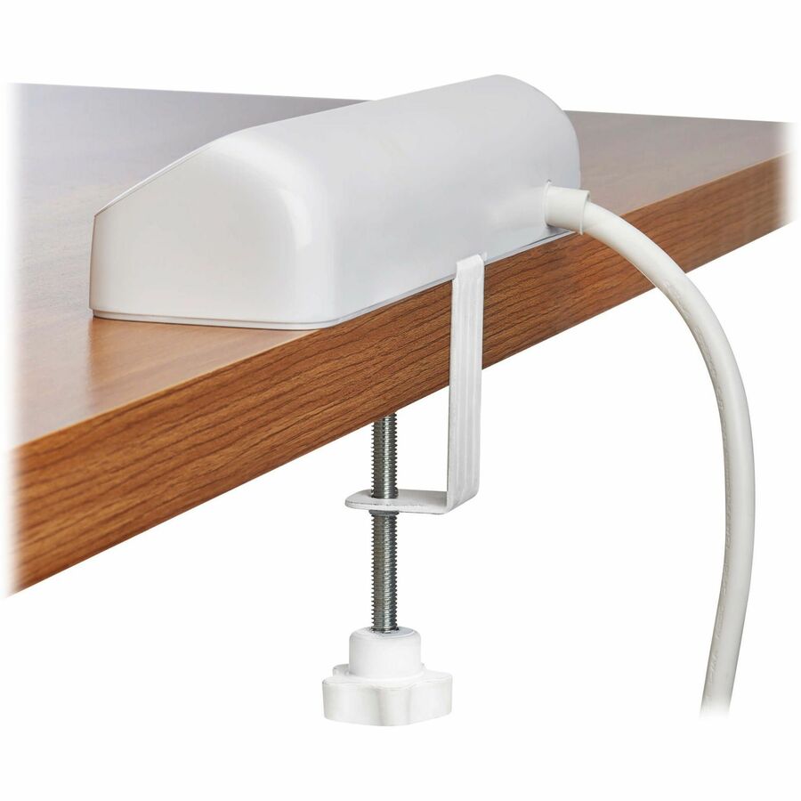 Eaton Tripp Lite Series Protect It! 6-Outlet Surge Protector with USB-A and USB-C Charging Ports - 5-15R Outlets, 900 Joules, Desk Clamp, 6 ft. (1.8 m) Cord, White — TLP66UCLAMP