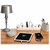 Eaton Tripp Lite Series Protect It! 6-Outlet Surge Protector with USB-A and USB-C Charging Ports - 5-15R Outlets, 900 Joules, Desk Clamp, 6 ft. (1.8 m) Cord, White — TLP66UCLAMP