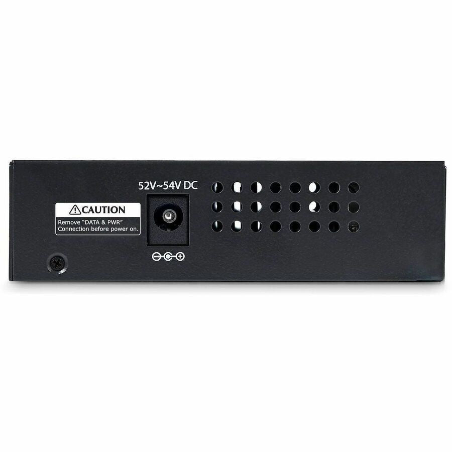 StarTech.com 4-Port Gigabit Midspan, PoE+ Injector, 802.3at & 802.3af, Wall-Mountable Power over Ethernet Midspan, TAA Compliant — POEINJ4G-US