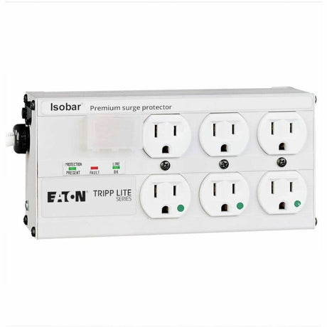 Eaton Tripp Lite Series Isobar Hospital-Grade 6-Outlet Surge Protector, 15 ft. (4.57 m) Cord, 3330 Joules, LEDs, UL 1363, Not For Patient-Care Vicinities — ISOBAR6ULTRAHG