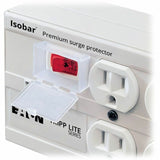 Eaton Tripp Lite Series Isobar Hospital-Grade 6-Outlet Surge Protector, 15 ft. (4.57 m) Cord, 3330 Joules, LEDs, UL 1363, Not For Patient-Care Vicinities — ISOBAR6ULTRAHG