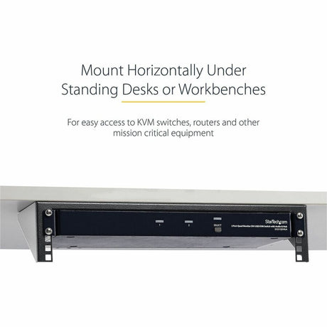 StarTech.com 2U 19in Steel Vertical Wall Mount Equipment Rack Bracket — RK219WALLV