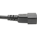 Eaton Tripp Lite Series Laptop Power Adapter Cord, C14 to C5 Adapter - 7A/125V or 2.5A/250V, 18 AWG, 6 ft. (1.83 m), Black — P014-006