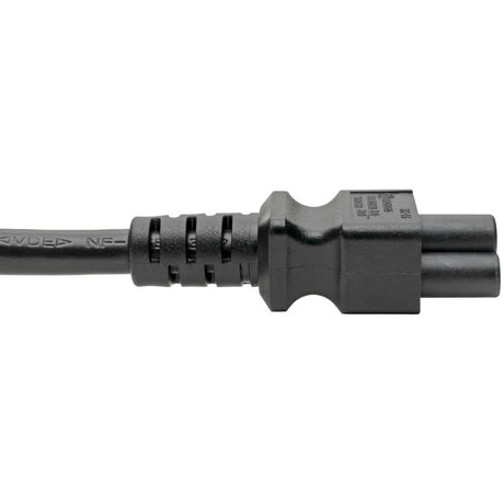 Eaton Tripp Lite Series Laptop Power Adapter Cord, C14 to C5 Adapter - 7A/125V or 2.5A/250V, 18 AWG, 6 ft. (1.83 m), Black — P014-006