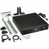 Eaton Tripp Lite Series SmartOnline 750VA 675W 120V Double-Conversion Sine Wave UPS - 8 Outlets, Extended Run, Network Card Option, LCD, USB, DB9, 2U Rack/Tower — SU750RTXLCD2U