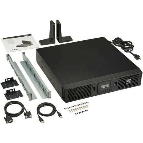 Eaton Tripp Lite Series SmartOnline 750VA 675W 120V Double-Conversion Sine Wave UPS - 8 Outlets, Extended Run, Network Card Option, LCD, USB, DB9, 2U Rack/Tower — SU750RTXLCD2U