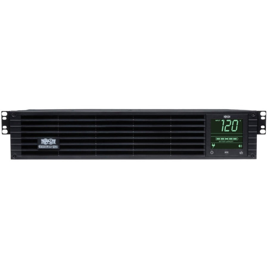 Eaton Tripp Lite Series SmartPro 120V 1kVA 800W Line-Interactive Sine Wave UPS, 2U Rack/Tower, Network Card Options, LCD, USB, DB9, 6 Outlets — SMART1000RM2U