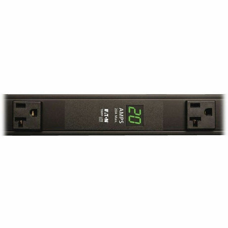 Eaton Tripp Lite Series 1.9kW Single-Phase Local Metered PDU, 120V Outlets (28 5-15/20R), L5-20P/5-20P Adapter, 15 ft. (4.57 m) Cord, 0U Vertical — PDUMV20