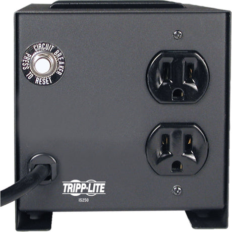 Eaton Tripp Lite Series Isolator Series 120V 250W Isolation Transformer-Based Power Conditioner, 2 Outlets, TAA — IS250